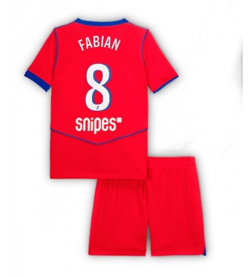 Paris Saint-Germain Fabian Ruiz #8 Tredje Kläder Barn 2025-26 Kortärmad (+ Korta byxor)